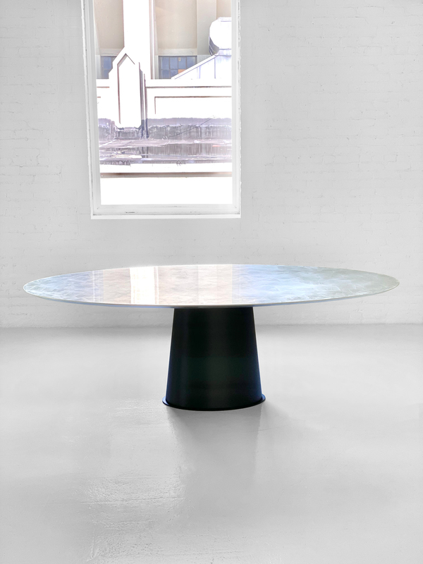 Duval oval - metal leaf top-60-xxx